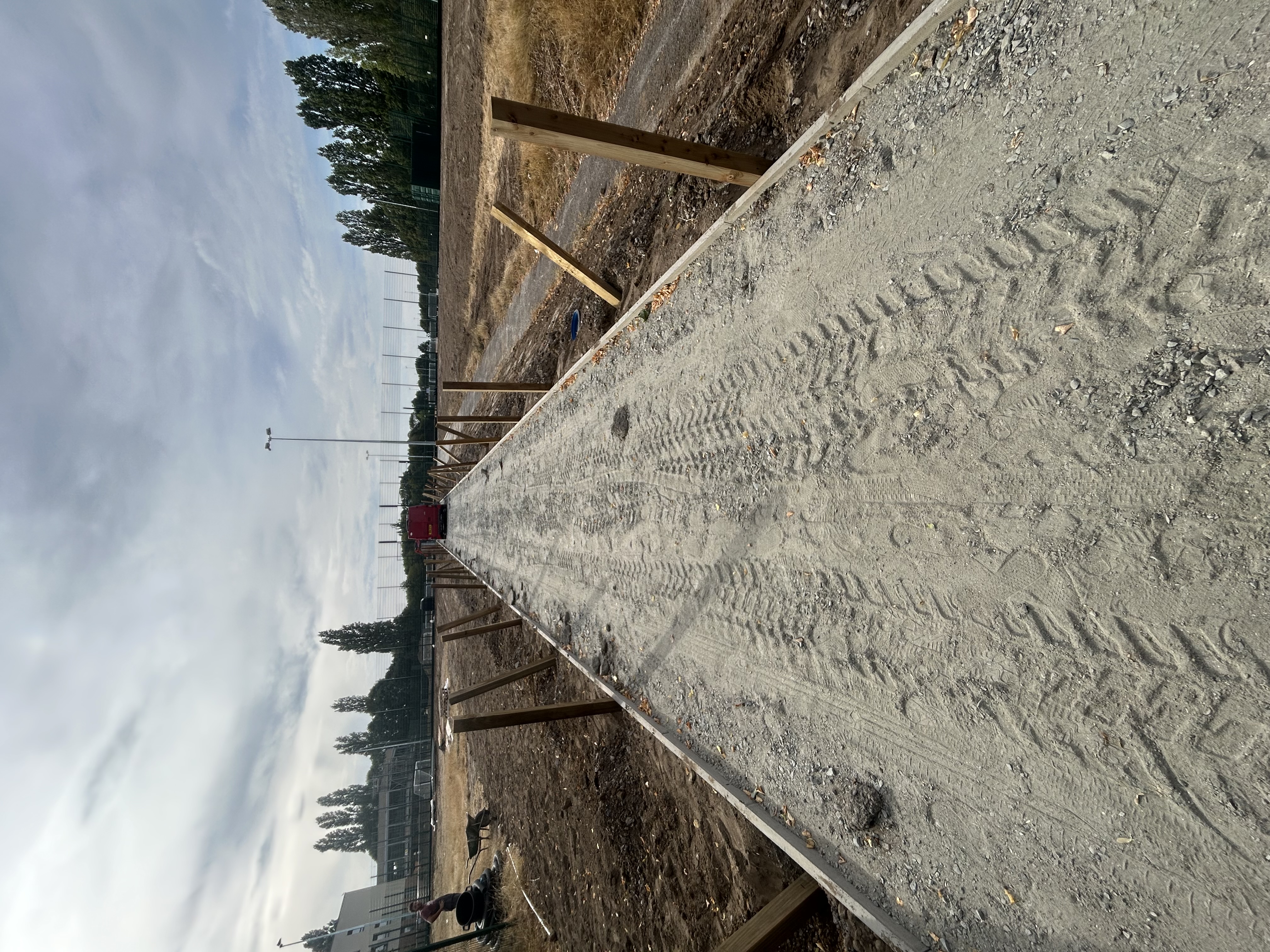 Post and rail timber fencing for access to football pitch — Fencing, Tennis & Sports Courts · View 3
