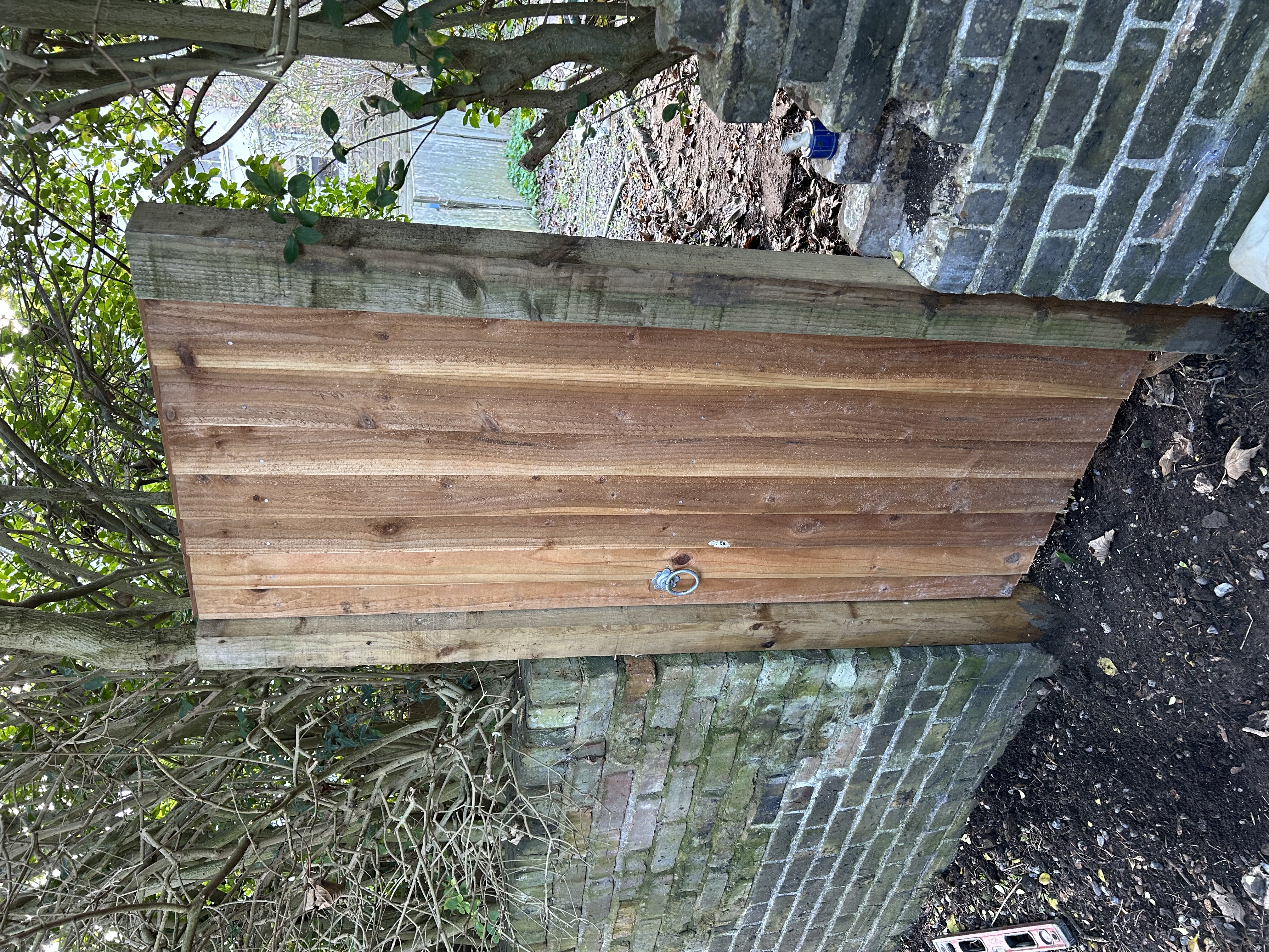 Small custom garden gate — Fencing, Gates